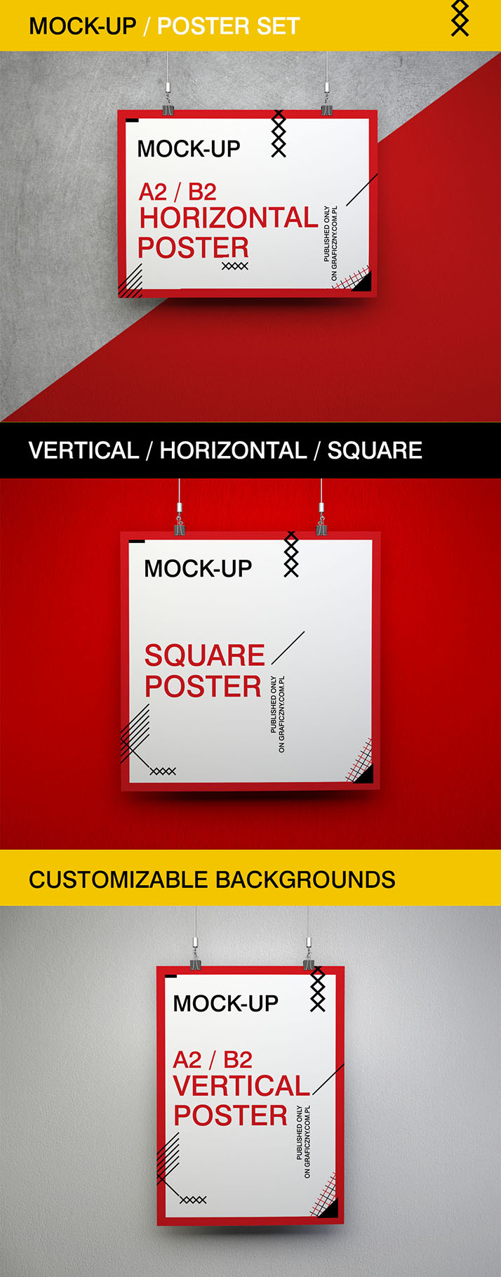 Free poster mockup