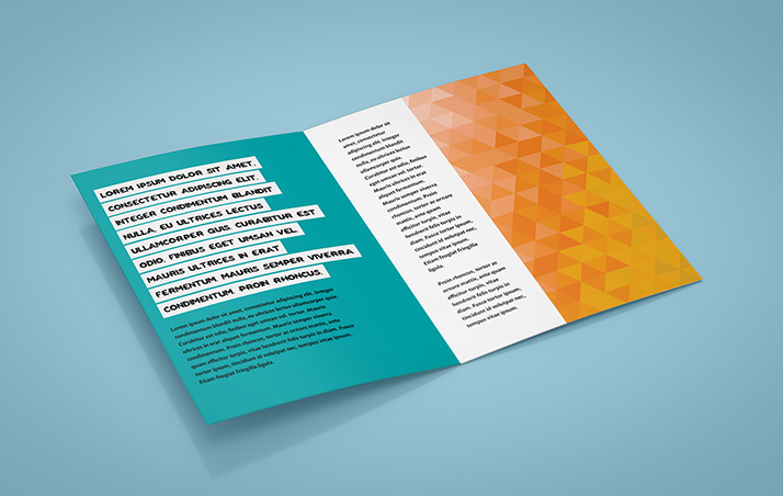 Leaflet mockup / A5 / Bi-Fold