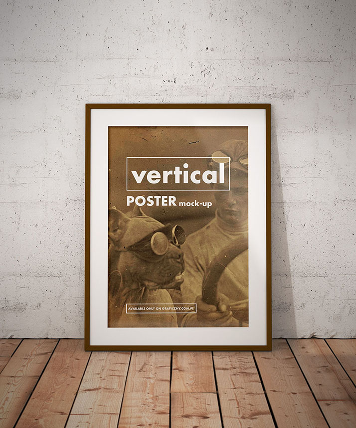 Download Vintage posters frame mockup - Mockups Design | Free Premium Mockups