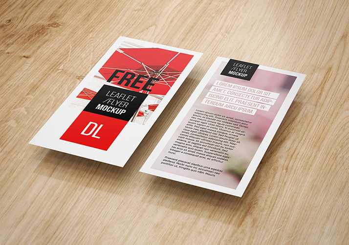 Free DL flyer mockup