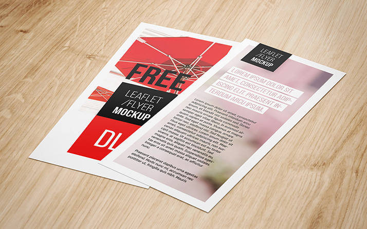 DL flyer mockup - Mockups Design