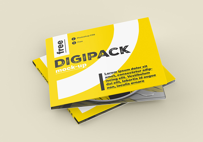 Free digipack mockup