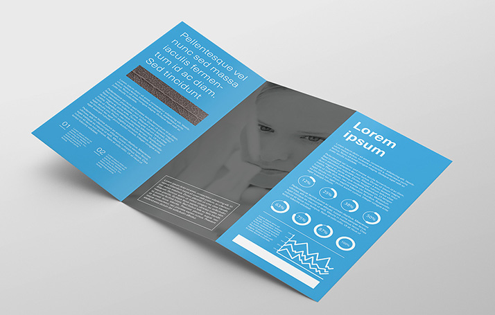 Tri Fold Flyer mockup