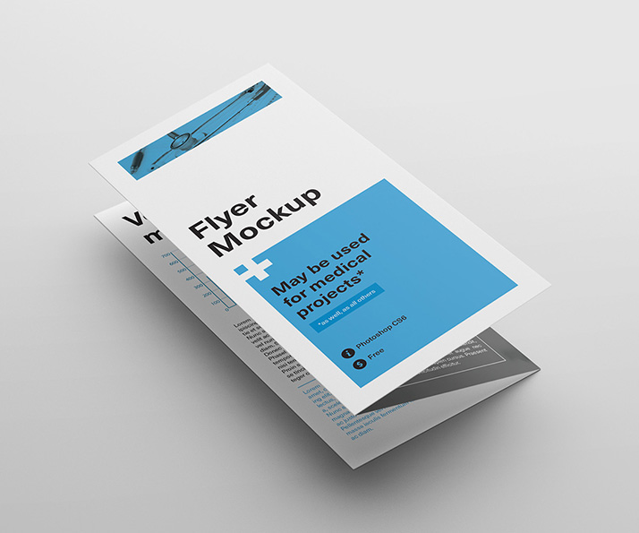 Tri Fold Flyer mockup