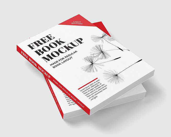 Mockup of a blank hardcover book on isolated background. Template ready for  design presentation. 26694753 PNG