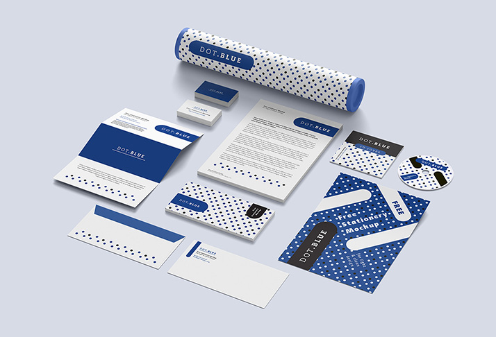 Free corporate identity mockup