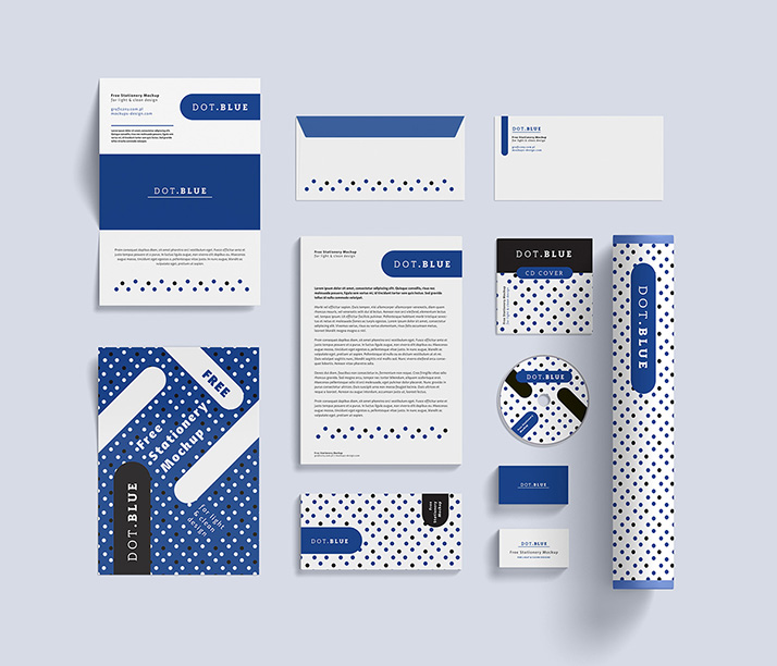 Download Free Corporate Identity Mockup Mockups Design