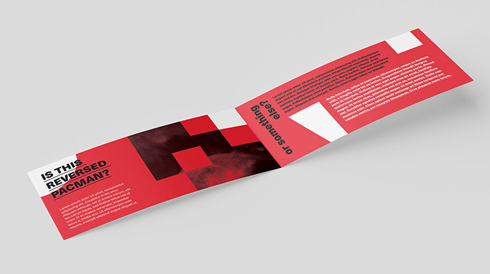 Free horizontal DL Leaflet Mockup