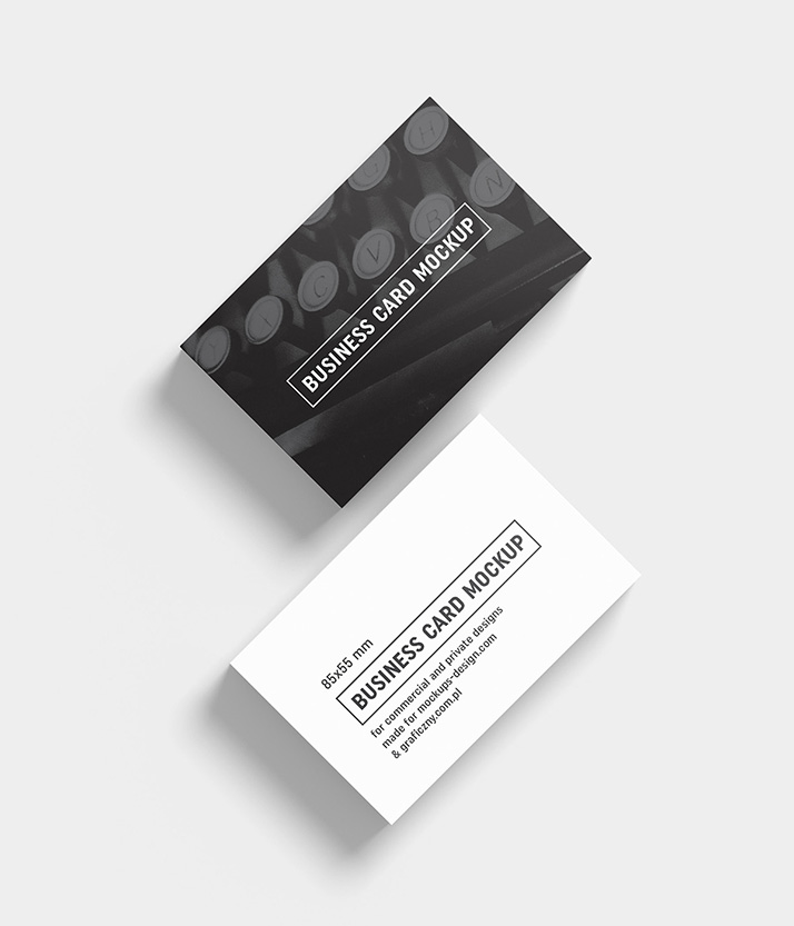 Download Business Cards Mockup 85x55 Mm Mockups Design Free Premium Mockups