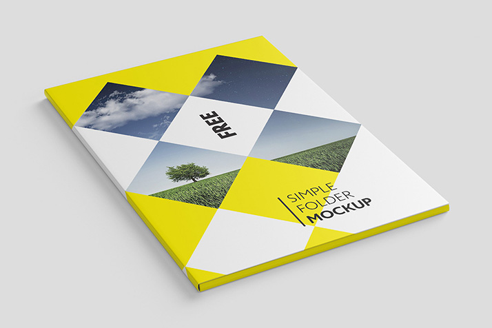 Free folder mockup