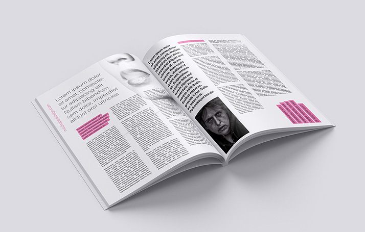 Free magazine mockup