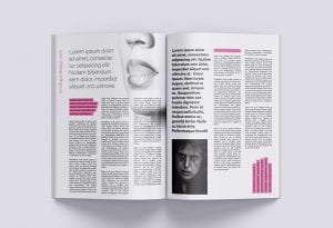 Free magazine mockup - Mockups Design