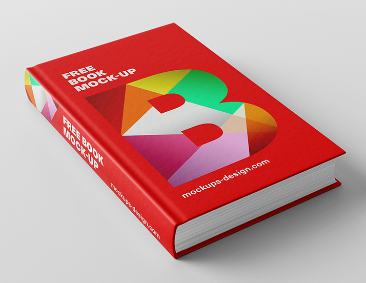 Free book mockup