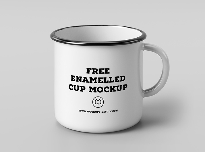 Download Free Enamel Mug Mockup Mockups Design Free Premium Mockups