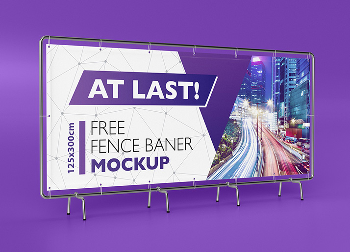 Download Free Banner Mockup Mockups Design