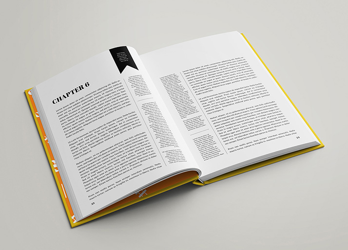 Free book mockup