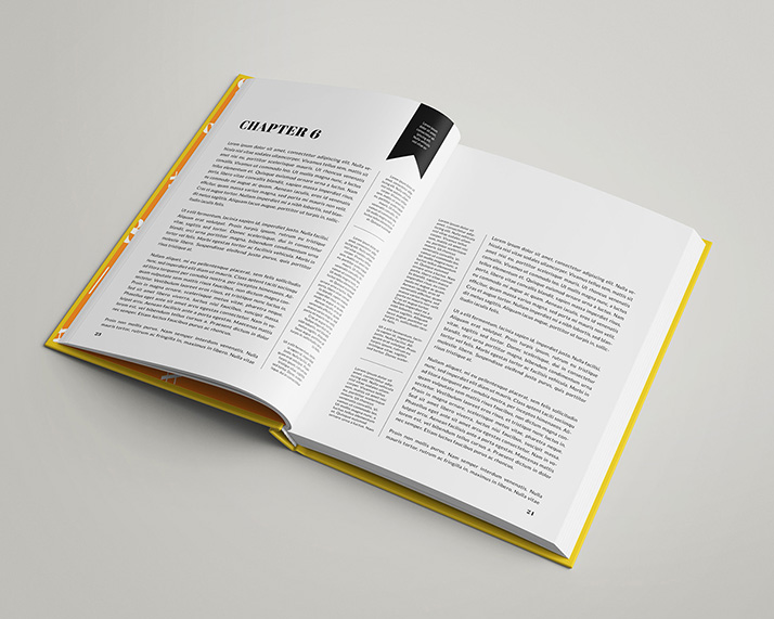 Free book mockup