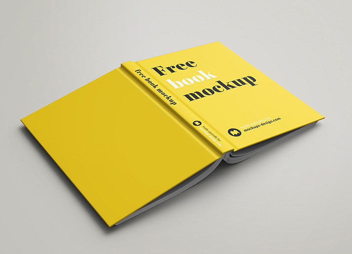 Free book mockup