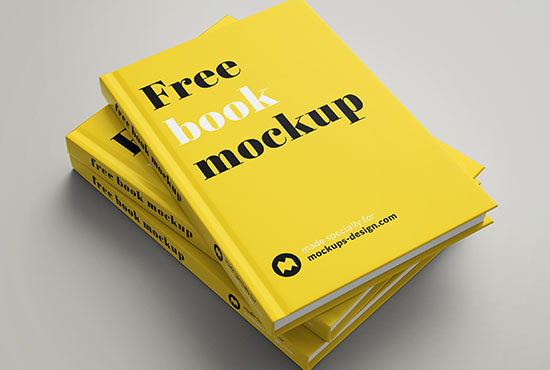 Free book mockup