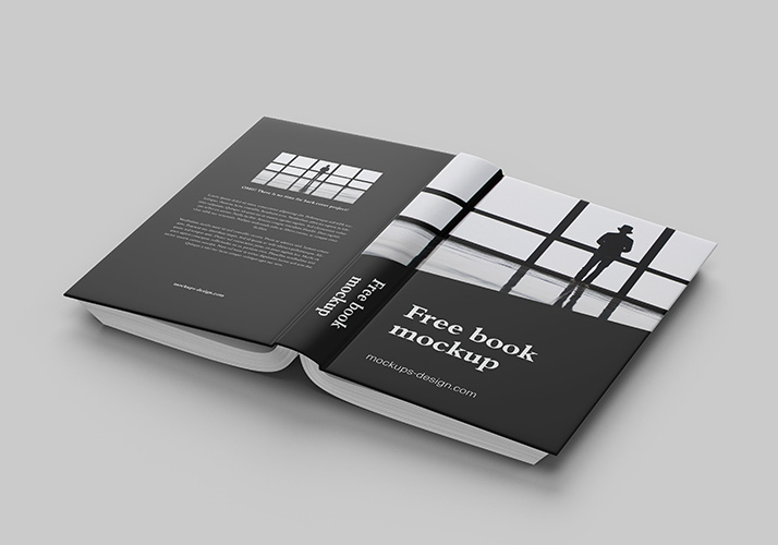 Download Do You Know Any Mockap For Free With Spread Book Cover Like This From The Image Below Learndesign