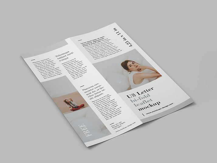 Free US letter bi-fold leaflet