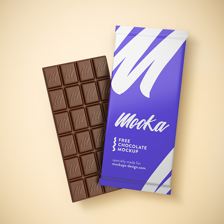 Download Free chocolate mockup - Mockups Design | Free Premium Mockups