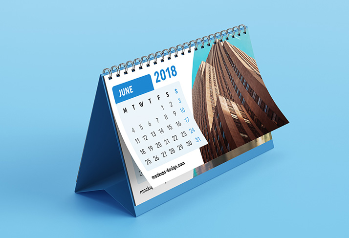 Download Free Desk Calendar Mockup Mockups Design