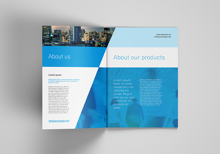 Download Free A4 Brochure Mockup Mockups Design