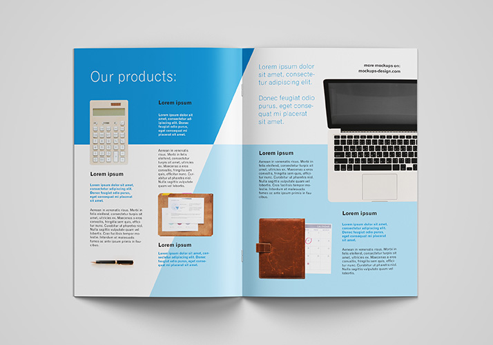 Download Free A4 Brochure Mockup Mockups Design