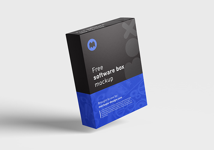 Download Free Software Box Mockup Mockups Design