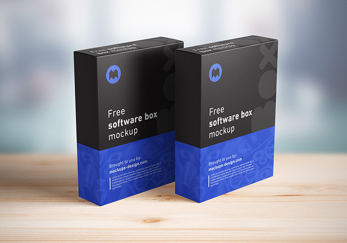 Download Free Software Box Mockup Mockups Design