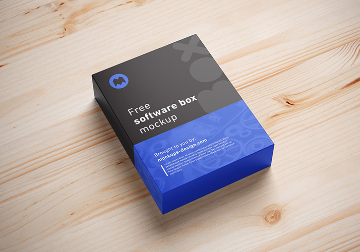 Download Free Software Box Mockup Mockups Design