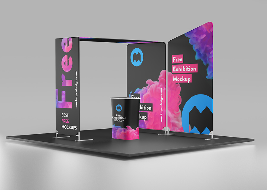 Download Free exhibition mockup - Mockups Design | Free Premium Mockups