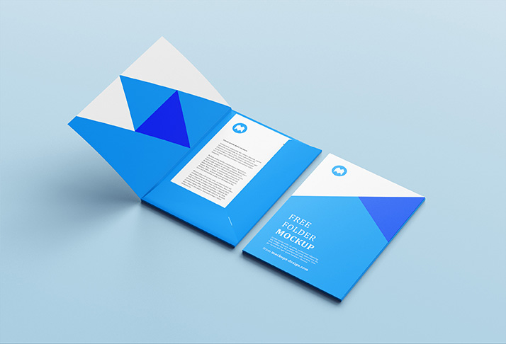 Free folder mockup