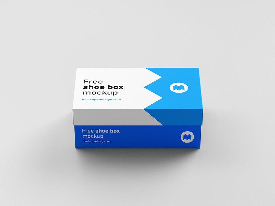 Free shoe box mockup - Mockups Design