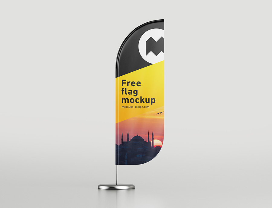 Free rounded winder mockup