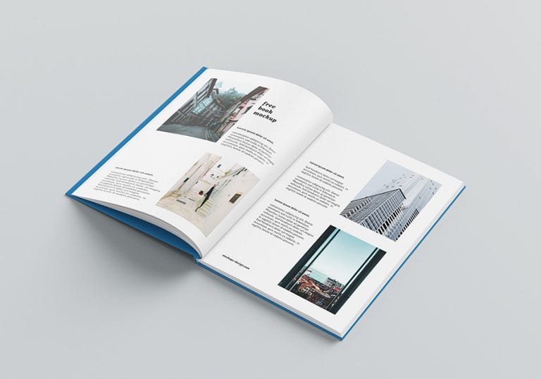 Download Free A4 hardcover book mockup - Mockups Design | Free ...