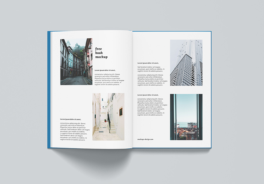 Download Free A4 hardcover book mockup - Mockups Design | Free ...