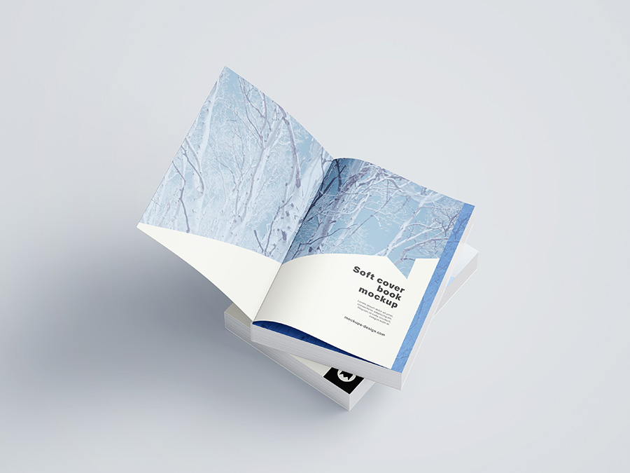 Download Free softcover book mockup - Mockups Design | Free Premium Mockups