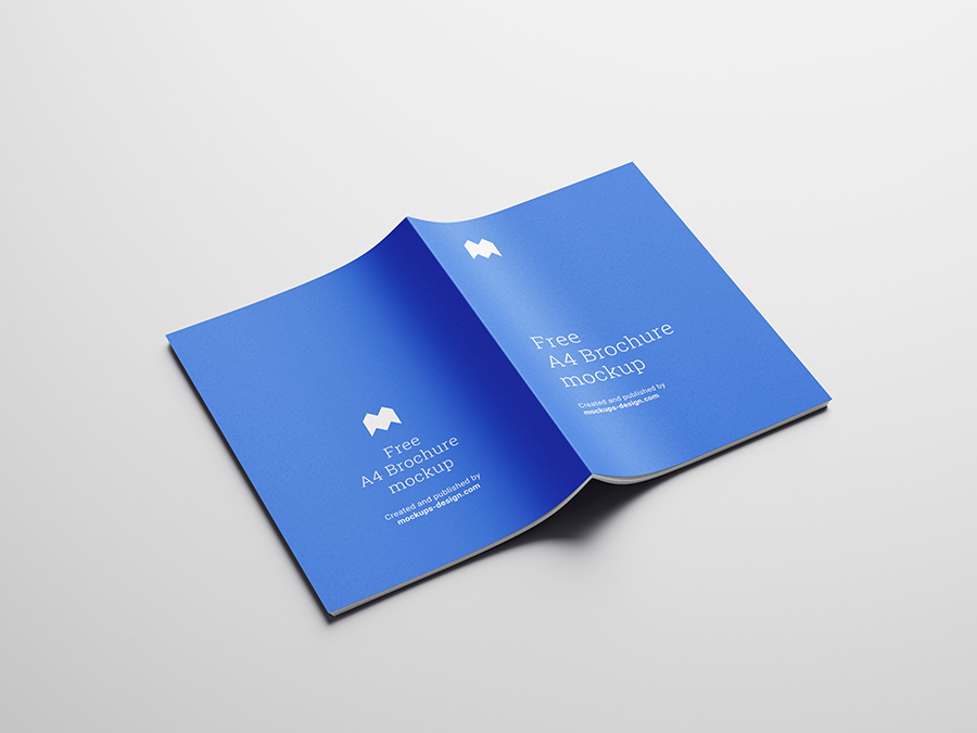 Download Free A4 brochure mockup - Mockups Design | Free Premium Mockups