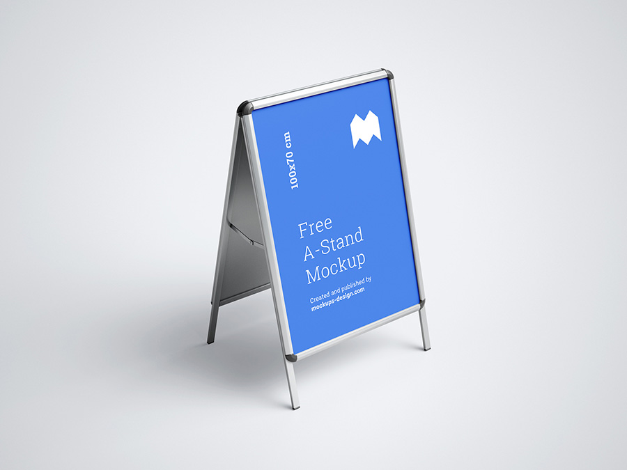 Download Free A Stand Mockup Mockups Design