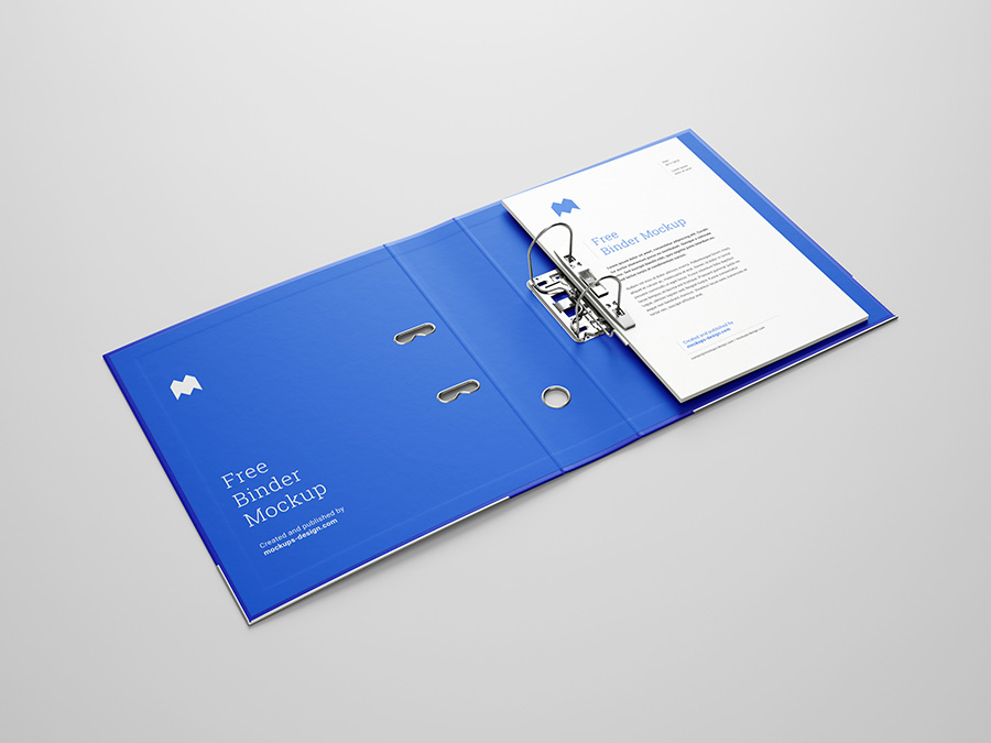 Download Free Binder Mockup Mockups Design