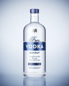 Download Free vodka bottle mockup - Mockups Design | Free Premium Mockups