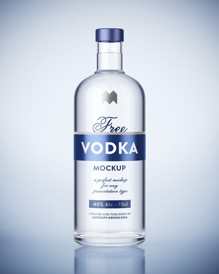 Download Free vodka bottle mockup - Mockups Design | Free Premium ...