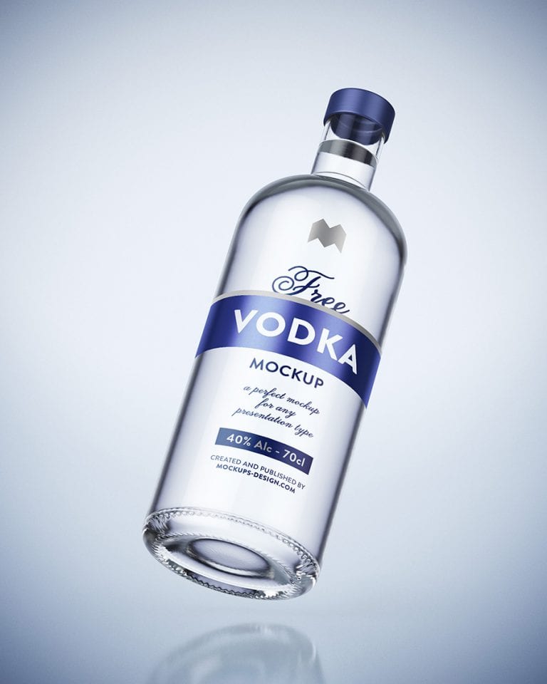 Download Free vodka bottle mockup - Mockups Design | Free Premium ...