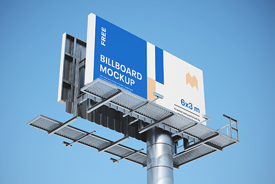 Free billboard mockup