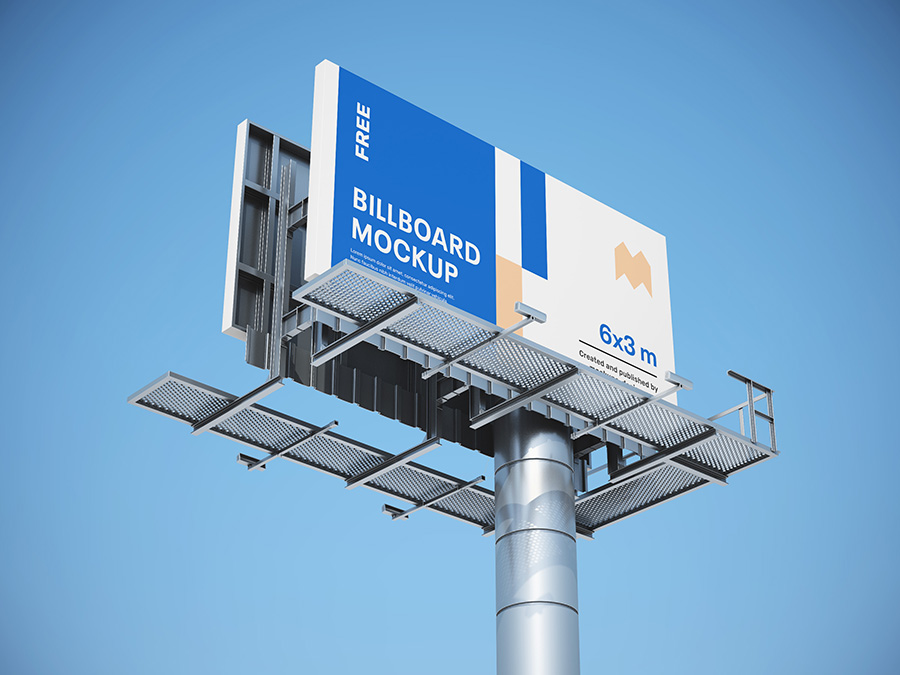 Free billboard mockup