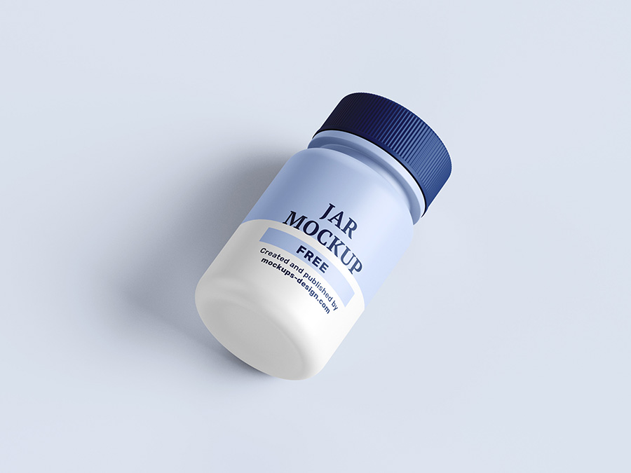 Download Free Pharmaceutical Jar Mockup Mockups Design Free Premium Mockups PSD Mockup Templates