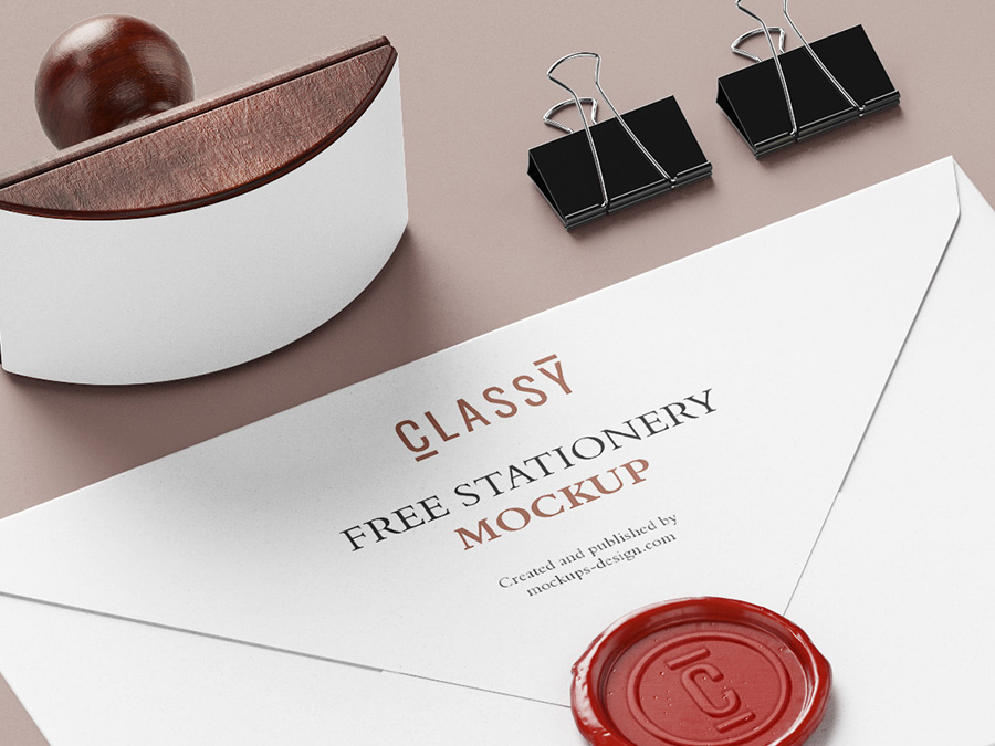 Download Free stationery mockup - Mockups Design | Free Premium Mockups