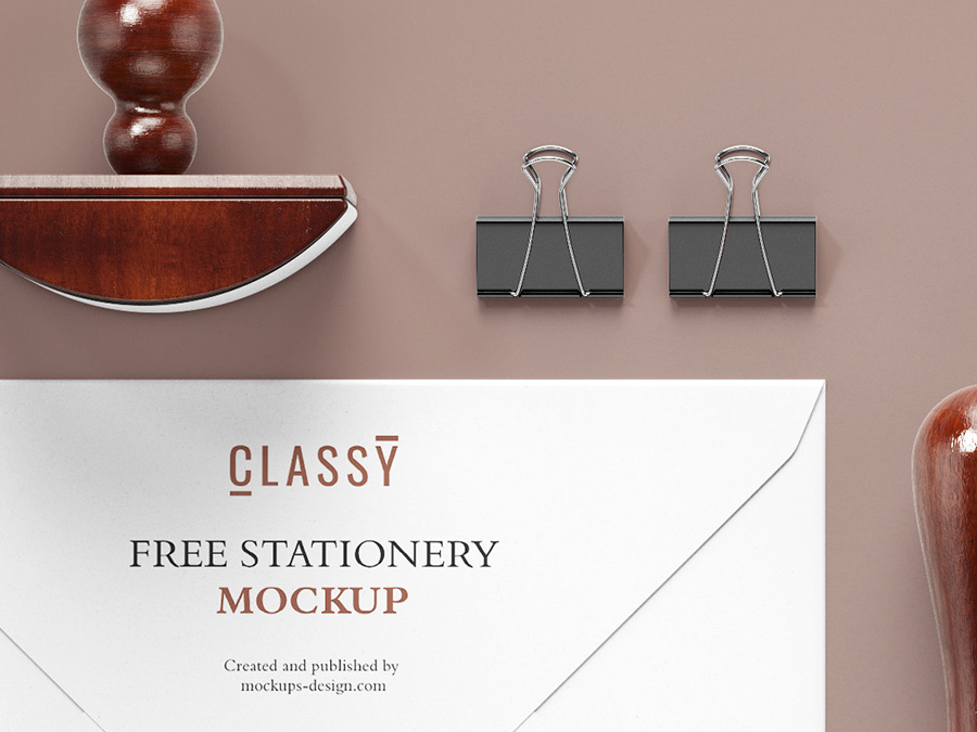 Free stationery mockup